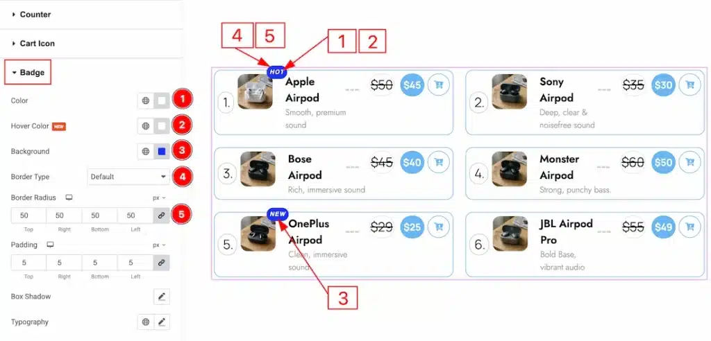 Price List - Badge 01