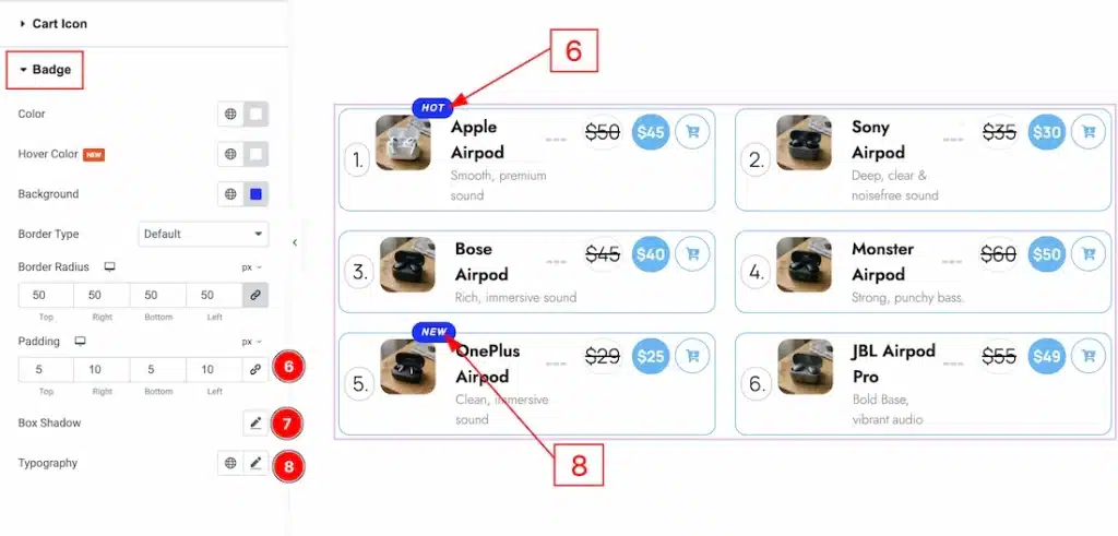Price List - Badge 01