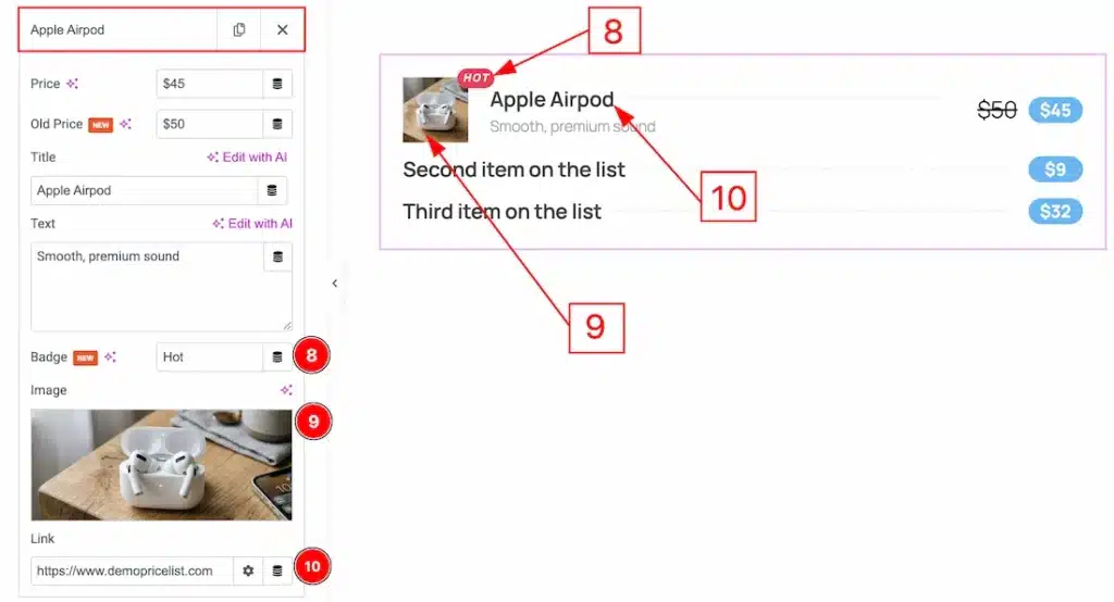 Price List - List 03