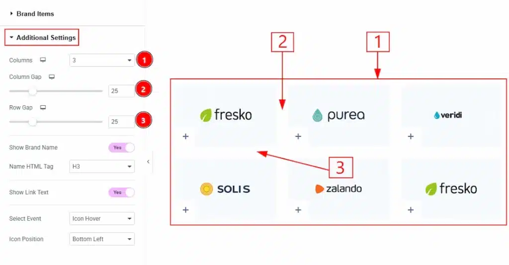 Brand Grid - Additional Settings 01