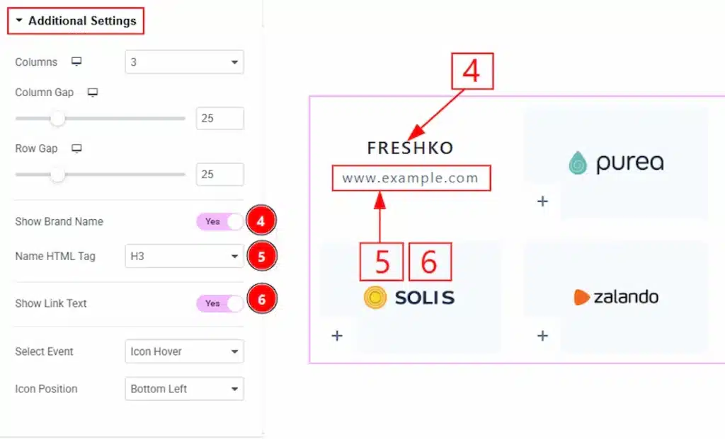 Brand Grid - Additional Settings 02